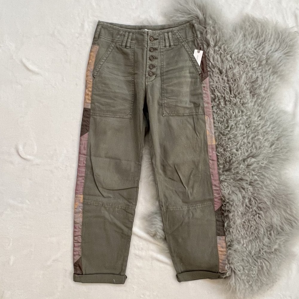 Anthropologie Utility Straight Leg Trouser